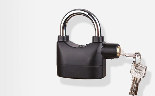 Anti-theft Security Padlock Waterproof Siren Alarm Safety Lock