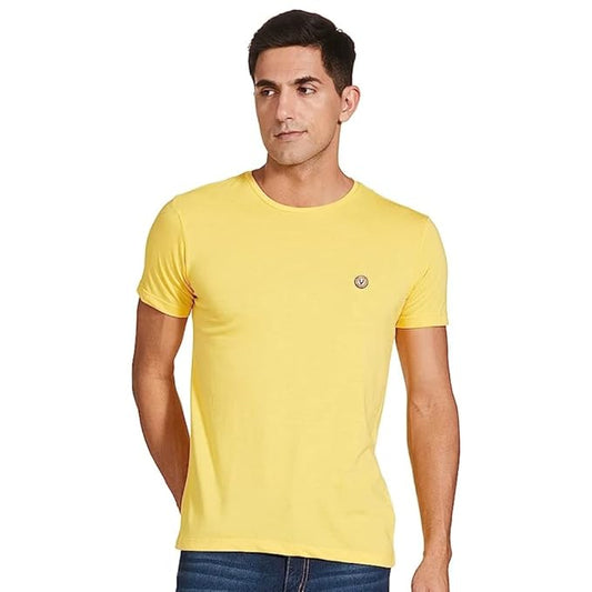 Men's Solid Regular Fit T-Shirt
