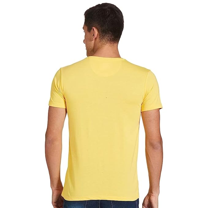 Men's Solid Regular Fit T-Shirt
