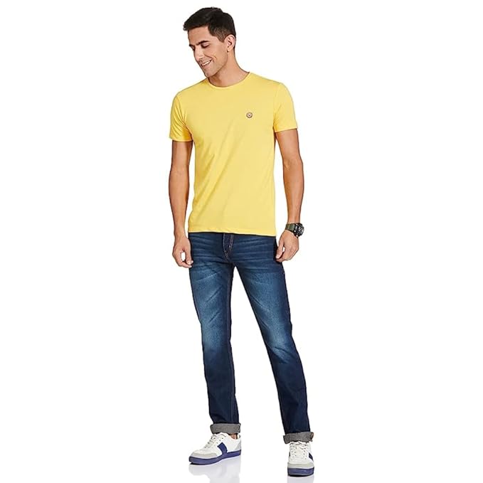 Men's Solid Regular Fit T-Shirt